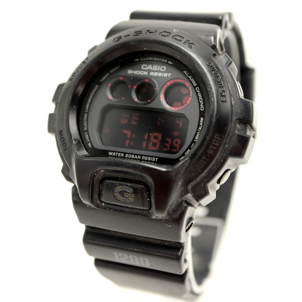 Casio G Shock Military Blackout 54mm Digital Watch 1289 DW6900MS w New Battery